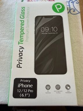 Loopy Case Privacy Tempered Glass Screen Protector - Black